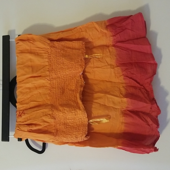 Tropical Strapless Summer Dress - Picture 2 of 4